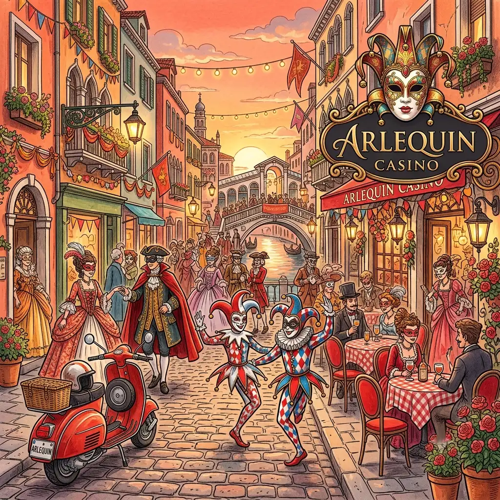 Arlequin Casino – Bannière bienvenue
